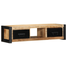vidaXL TV szekrény 100x30x25 cm tömör durva fa Mango bútor