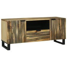 vidaXL TV Szekrény - 105 x 33,5 x 46 cm, Tömör Mangófából bútor