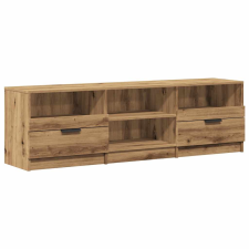 vidaXL TV szekrény Artisan tölgy 150x33,5x45 cm Műanyag fa (856853) bútor