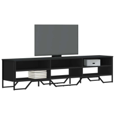 vidaXL TV-szekrény - Fekete - 180cm bútor