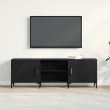 vidaXL TV Szekrény Fekete Tölgy 150x30x50 cm Műgyanta bútor