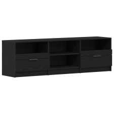 vidaXL TV Szekrény Fekete Tölgy 150x33,5x45 cm Műgyanta (862744) bútor
