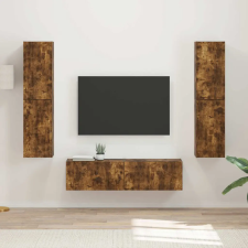 vidaXL TV szekrény garnitúra 6 pcs Füstölt tölgy Faanyag bútor