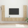 vidaXL TV szekrény garnitúra 8 pcs Sonoma tölgy Faanyag