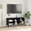  vidaXL TV szekrény garnitúra Fekete 103,5 x 30 x 50 cm Faanyag