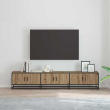 vidaXL TV szekrény kézműves tölgy 210 x 35 x 41 cm Faanyag bútor
