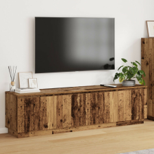 vidaXL TV Szekrény LED Régi Fa 180x38x49 cm Szerelt Fa bútor