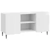 vidaXL TV szekrény Magasfényű Fehér 102 x 34,5 x 52 cm Szerelt Fa