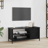 vidaXL TV szekrény Musta tammi 100 x 40 x 45 cm Faanyag