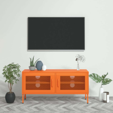 vidaXL TV-szekrény - Narancssárga Acél - 105x35x50 cm bútor