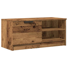 vidaXL TV szekrény Régi fa 80x35x36,5 cm Gépelt fa (856854) bútor