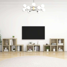 vidaXL TV Szekrény Szett - Sonoma Tölgy - 8 Modul bútor