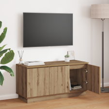 vidaXL TV Szekrény Tölgyfa 100x38x49 cm Szerelt Fa bútor