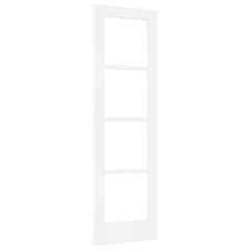 vidaXL Üveg Belépőajtó "ORKDAL" Fehér 61x198,5x4 cm (4102682) építőanyag