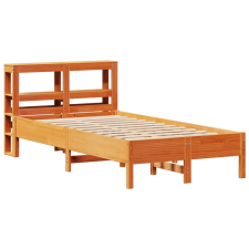vidaXL viaszbarna tömör fenyőfa ágy matrac nélkül 120 x 190 cm (3306167) ágy és ágykellék