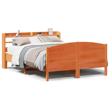 vidaXL viaszbarna tömör fenyőfa ágy matrac nélkül 140 x 200 cm (3306968) ágy és ágykellék