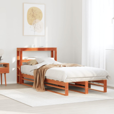 vidaXL viaszbarna tömör fenyőfa ágy matrac nélkül 75 x 190 cm ágy és ágykellék