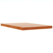 vidaXL viaszbarna tömör fenyőfa ágykeret 120 x 200 cm ágy és ágykellék