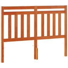 vidaXL viaszbarna tömör fenyőfa fejtámla 135 cm (844180) ágy és ágykellék