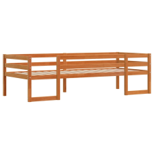 vidaXL viaszbarna tömör fenyőfa gyerekágykeret 90 x 200 cm ágy és ágykellék