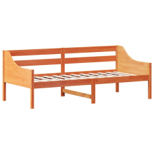 vidaXL viaszbarna tömör fenyőfa kanapéágy 90 x 200 cm (842833) ágy és ágykellék