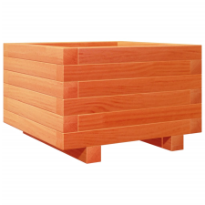 vidaXL viaszbarna tömör fenyőfa kerti virágláda 40x40x26,5 cm kerti tárolás