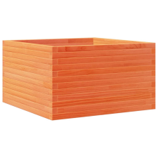vidaXL viaszbarna tömör fenyőfa kerti virágláda 80x80x45,5 cm kerti tárolás