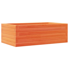 vidaXL viaszbarna tömör fenyőfa kerti virágtartó 70 x 40 x 23 cm kerti tárolás