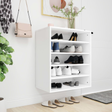 vidaXL vidaX fehér forgácslap cipősszekrény 60 x 35 x 70 cm bútor
