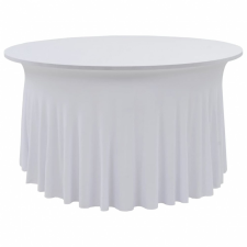 vidaXL vidaXL 2 darab fehér sztreccs körabrosz 180 x 74 cm lakástextília