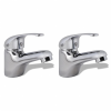 vidaXL vidaXL 2 db krómozott bidé csap (2 x 140829)