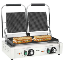 vidaXL vidaXL dupla Kontakt Grillsütő rozsdamentes acélból 3600W #fehér grillsütő