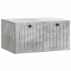 vidaXL vidaXL Fali TV szekrény Betonszürke 59,5 x 41 x 30 cm Szerelt Fa
