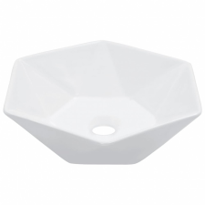 vidaXL vidaXL fehér kerámia mosdókagyló 41 x 36,5 x 12 cm fürdőszoba kiegészítő