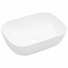 vidaXL vidaXL fehér kerámia mosdókagyló 45,5 x 32 x 13 cm fürdőszoba kiegészítő