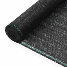 vidaXL vidaXL fekete HDPE teniszháló 1 x 25 m kerti dekoráció