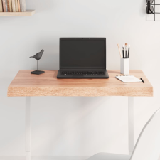 vidaXL világosbarna asztallap 80x60x(2-6) cm kezelt tömör élőszegélyes bútor