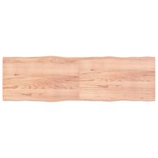 vidaXL világosbarna kezelt tömör asztallap 200x60x(2-4) cm bútor