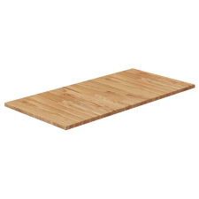 vidaXL Világosbarna kezelt tömör fa fürdőszobai pult 80x40x1,5 cm fürdőszoba bútor