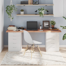 vidaXL világosbarna kezelt tömör tölgyfa asztallap 180x60x4 cm bútor