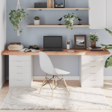 vidaXL Világosbarna kezelt tömör tölgyfa asztallap 220x60x6 cm bútor