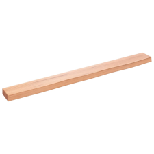vidaXL világosbarna kezelt tömör tölgyfa fali polc 100x10x4 cm (363675) bútor