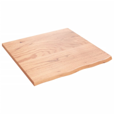 vidaXL világosbarna kezelt tömör tölgyfa fali polc 60x60x2 cm (363653) bútor