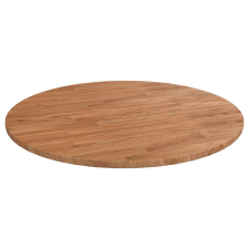 vidaXL világosbarna kezelt tömör tölgyfa kerek asztallap Ø70x1,5 cm bútor
