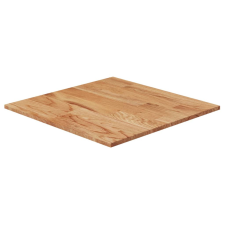 vidaXL világosbarna kezelt tömör tölgyfa négyzet asztallap 50x50x1,5cm bútor