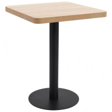 vidaXL világosbarna MDF bisztróasztal 60 x 60 cm bútor