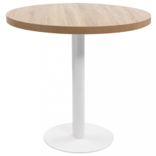 vidaXL világosbarna MDF bisztróasztal 80 cm bútor