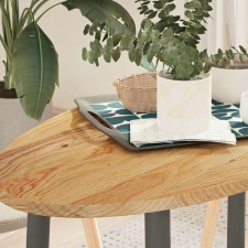 vidaXL világosbarna tömör akácfa ovális alakú asztallap 100x50x2 cm bútor