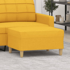 vidaXL világossárga szövet lábzsámoly 70x55x41 cm bútor