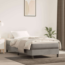 vidaXL világosszürke bársony zsebrugós ágymatrac 80x210x20 cm ágy és ágykellék